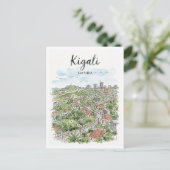 Kigali Ruanda Postkarte (Stehend Vorderseite)