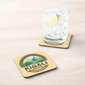 Kigali Rwanda Africa Getränkeuntersetzer (Rechte Seite)