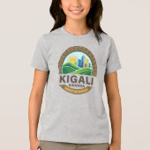 Kigali Rwanda Africa Tri-Blend Shirt (Vorderseite)