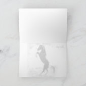 Kiger Stallion Grußkarte Karte (Innenseite)