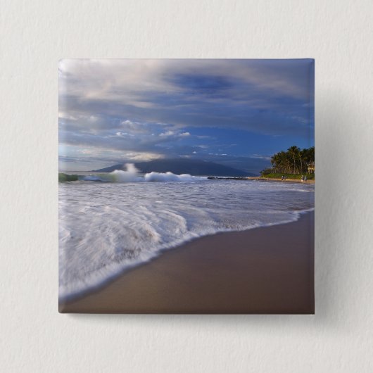 Kihei Beach, Maui, Hawaii, USA Button (Vorderseite)