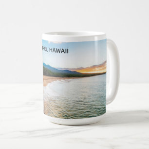 Kihei Maui Hawaii Makena Beach Panorama Foto Kaffeetasse