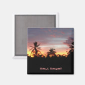 Kihei Sunset Magnet (Vorderseite/Rückseite)