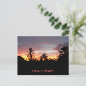 Kihei Sunset Postkarte (Stehend Vorderseite)