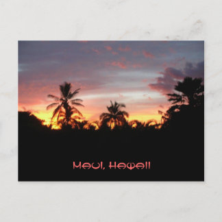 Kihei Sunset Postkarte