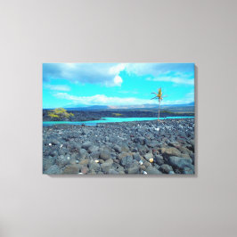 Kiholo Bay erobert landschaftliche Sicht Hawaii Le Leinwanddruck