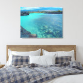 Kiholo Bay Hawaii hat landschaftlichen Leinenprint Leinwanddruck (Insitu (Schlafzimmer))