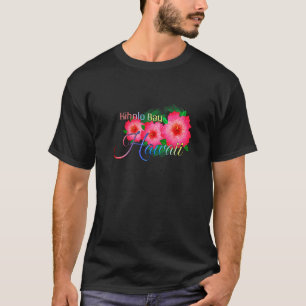 Kiholo Bay Hawaii Tropical Blume Familienurlaub T-Shirt