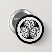 Kii hollyhock(17) button (Vorne & Hinten)