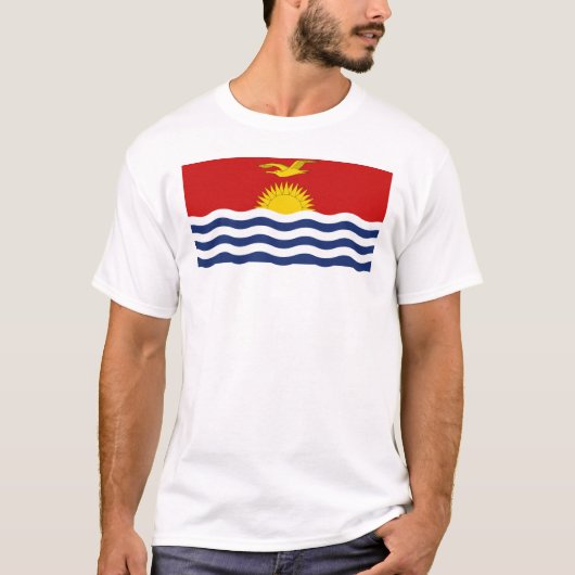 Kiibati-Flagge T-Shirt (Vorderseite)