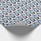 KIITOS SANKT finnische Lapphund Geschenkverpackung Geschenkpapier (Ecke)