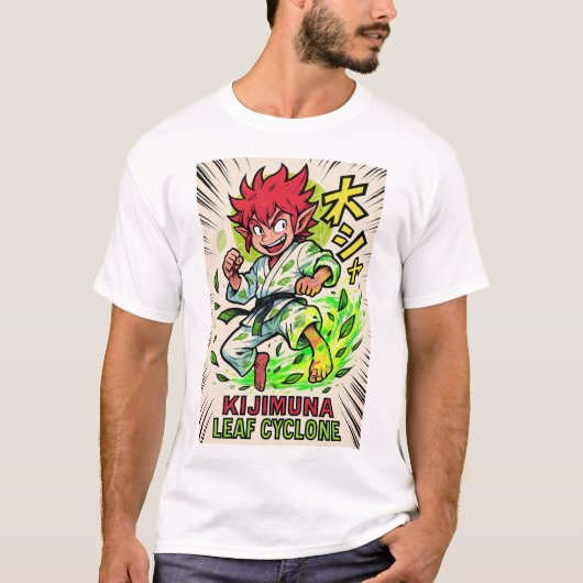 Kijimuna Leaf Cyclone T-Shirt (Vorderseite)