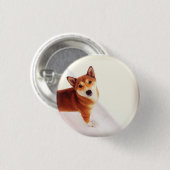 Kiki der Knopf des Shiba Rucksacks Button (Vorne & Hinten)