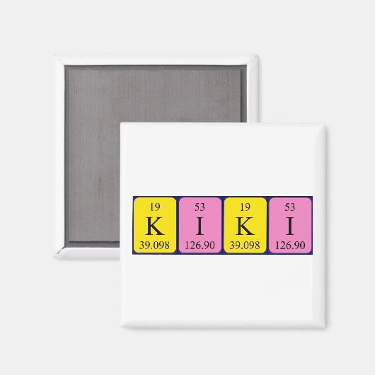 Kiki Periodenmagnet Magnet (Vorderseite/Rückseite)