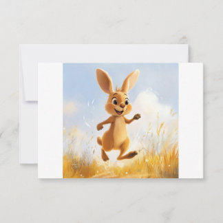 Kiki the Bunny Dankeskarte
