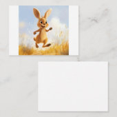 Kiki the Bunny Mitteilungskarte (Vorne/Hinten)