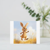 Kiki the Bunny Postkarte (Stehend Vorderseite)