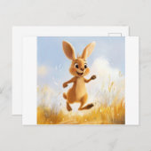 Kiki the Bunny Postkarte (Vorne/Hinten)