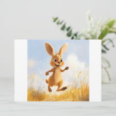 Kiki the Bunny Save The Date (Stehend Vorderseite)