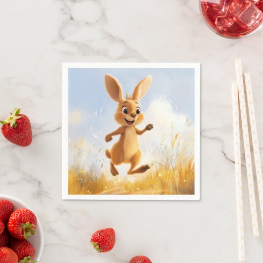 Kiki the Bunny Serviette (Beispiel)