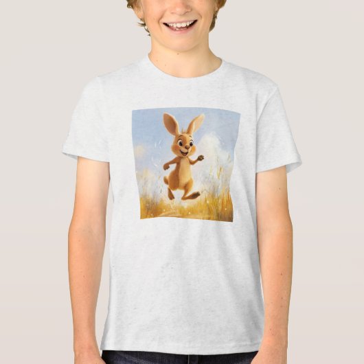 Kiki the Bunny Tri-Blend Shirt (Vorderseite)