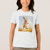 Kiki the Bunny Tri-Blend Shirt (Vorderseite)