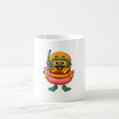 KikiBurger – Flamingo Snorkel Edition Kaffeetasse (Mittel)