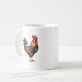 Kikiriki Hahn Kaffeetasse (Vorderseite Links)