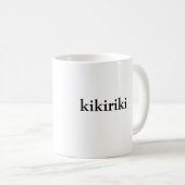 Kikiriki Rooster coffee mug Kaffeetasse (VorderseiteRechts)