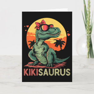 Kikisaurus Dino Dinosaur Kiki-Saurier T-Rex Mutter Karte