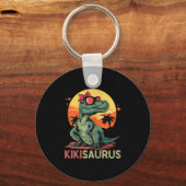 Kikisaurus Dino Dinosaur Kiki-saurus T-rex Mother' Schlüsselanhänger (Vorderseite)