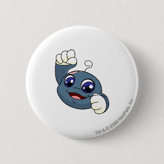 Kiko Blau Button (Vorderseite)