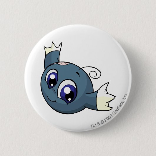 Kiko Blau Button (Vorderseite)