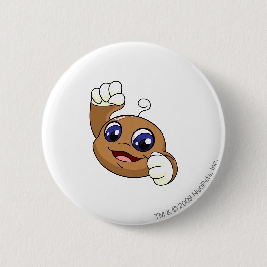 Kiko Brown Button (Vorderseite)