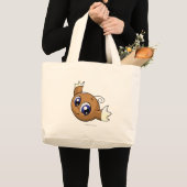 Kiko Brown Jumbo Stoffbeutel (Vorderseite (Produkt))