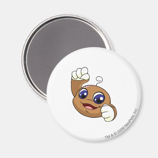 Kiko Brown Magnet (Vorderseite/Rückseite)