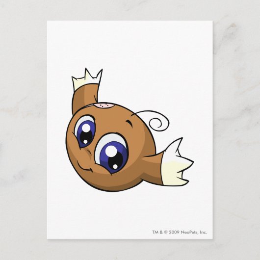 Kiko Brown Postkarte (Vorderseite)