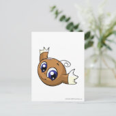 Kiko Brown Postkarte (Stehend Vorderseite)