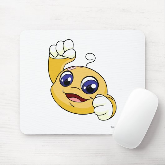 Kiko Gelb Mousepad (Mit Mouse)