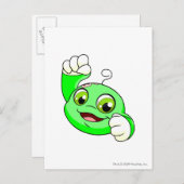 Kiko Glows Postkarte (Vorne/Hinten)