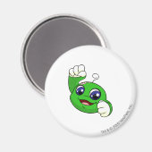 Kiko Green Magnet (Vorderseite/Rückseite)