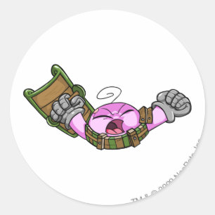 Kiko Kiko See-Spieler Runder Aufkleber