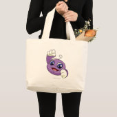 Kiko lila jumbo stoffbeutel (Vorderseite (Produkt))