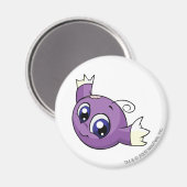 Kiko Lila Magnet (Vorderseite/Rückseite)