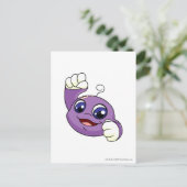 Kiko Lila Postkarte (Stehend Vorderseite)