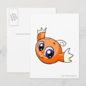 Kiko Orange Postkarte (Vorne/Hinten)