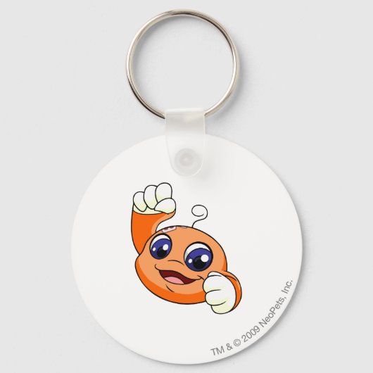 Kiko Orange Schlüsselanhänger (Vorderseite)