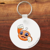 Kiko Orange Schlüsselanhänger (Vorderseite)