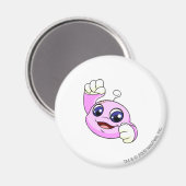 Kiko Pink Magnet (Vorderseite/Rückseite)