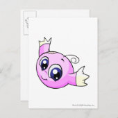 Kiko Pink Postkarte (Vorne/Hinten)